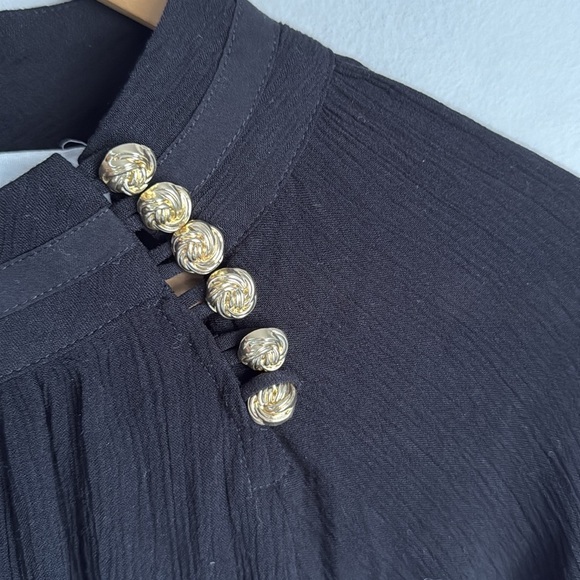 BA&SH Neil Embellished Button Blouse XS - Picture 8 of 12